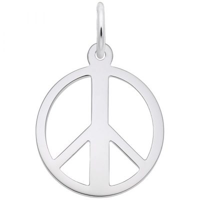 photo number one of Sterling silver Peace Charm item 001-710-03401