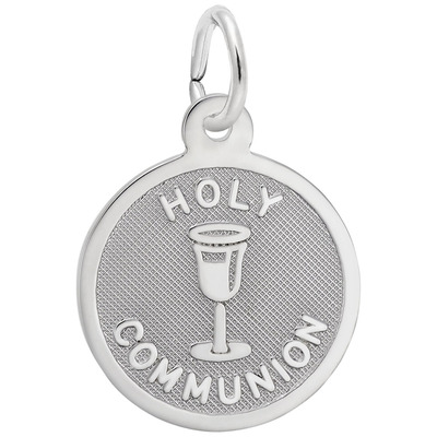 photo number one of Sterling silver Holy Communion charm item 001-710-03554