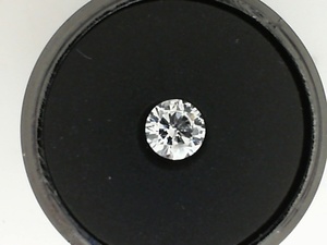 photo of Loose round 0.51 carat natural diamond with I1 clarity G/H color item 001-105-00404