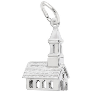 photo of Sterling silver church charm item 001-710-02847