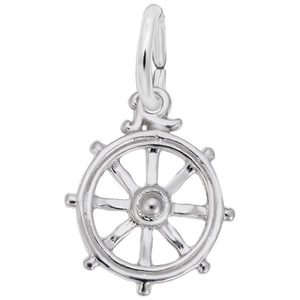 photo of Sterling silver Ships Wheel charm item 001-710-03512