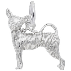 photo of Sterling silver chihuahua charm item 001-710-03945