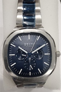 photo of Gents Obaku blue dial and blue accent band multi function watch item 001-815-00305