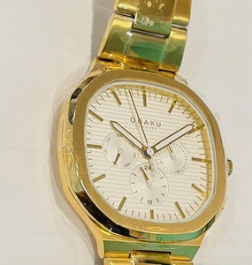 photo of Gents multi function watch with white dial item 001-815-00306