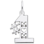 photo of Sterling silver #1 Mom charm item 001-710-03125