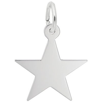 photo number one of Sterling silver star charm item 001-710-03855