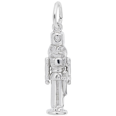 photo number one of Sterling silver nutcracker charm item 001-710-03894