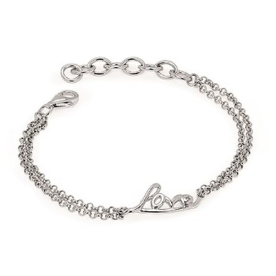 photo number one of Sterling silver Love bracelet item 001-725-00711