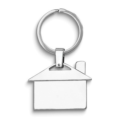 photo number one of Nickel-plated Enameled House Key Chain item 001-905-01317