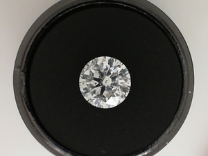 photo of Loose round 1.57 carat natural diamond with I1 clarity H/I color item 001-105-00409