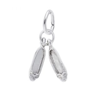 photo of Sterling silver ballet shoes charm item 001-710-03755