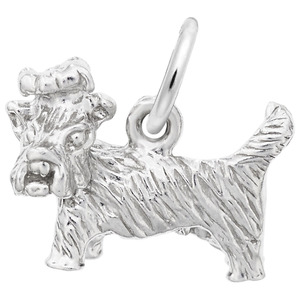photo of Sterling silver Yorkshire dog charm item 001-710-03757