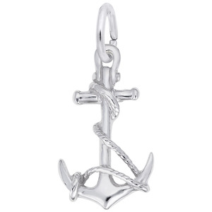photo of Sterling silver anchor charm item 001-710-03775