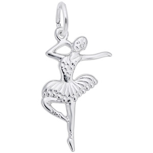 photo of Sterling silver ballet dancer charm item 001-710-03807