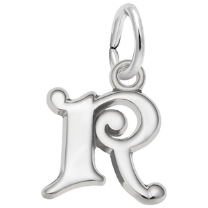 photo of Sterling silver R charm item 001-710-03841