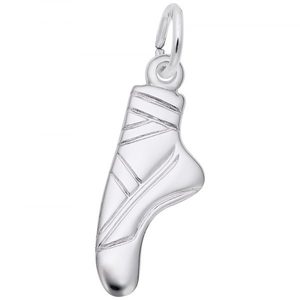 photo of Sterling silver pointe shoe charm item 001-710-03890