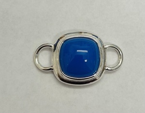 photo of Sterling silver calming ocean blue convertible clasp item 001-711-00049