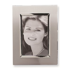 photo of Brushed aluminum 5x7 photo frame item 001-920-00632