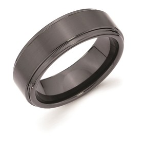 photo of 7mm Ceramic Band With Raised Center item OAUF904
