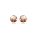 photo of 14karat  rose gold flat ball earrings item 001-315-00697